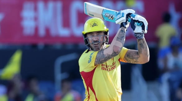 Faf du Plessis vs MI New York