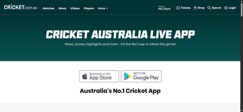 Cricket Australia Live