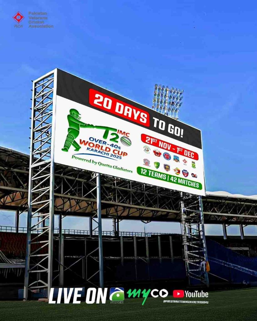 IMC Over 40s T20 World Cup 2025 