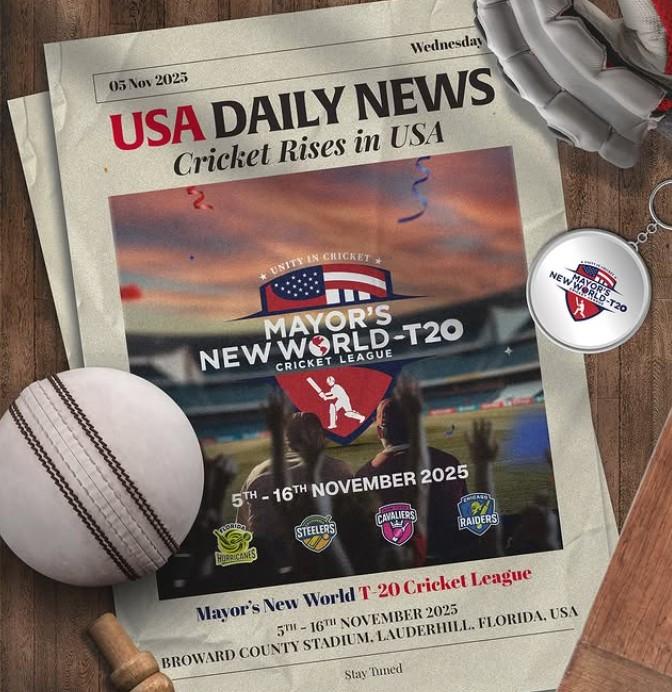 Mayors' New World T20 Cricket League 2025 Live Streaming