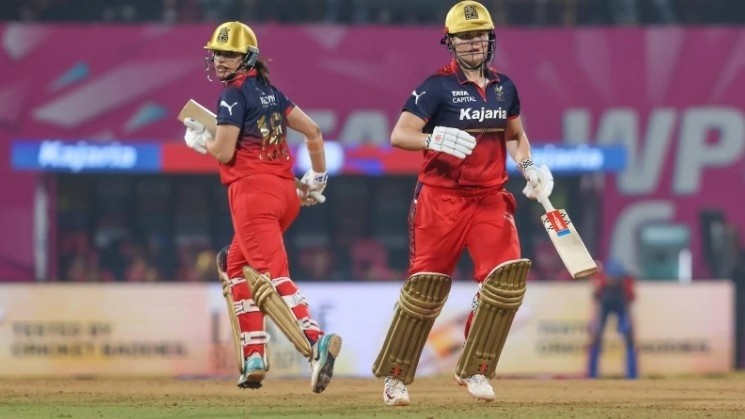 Georgia Voll and Smriti Mandhana - 142 runs Georgia Voll and Smriti Mandhana - 142 runs