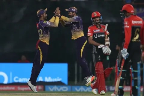 RCB has lowest total of 49 against KKR RCB has lowest total of 49 against KKR