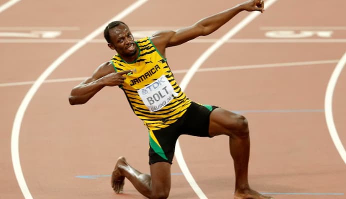 Usain Bolt - From Sprinting Legend to Cricket Contender Usain Bolt - From Sprinting Legend to Cricket Contender